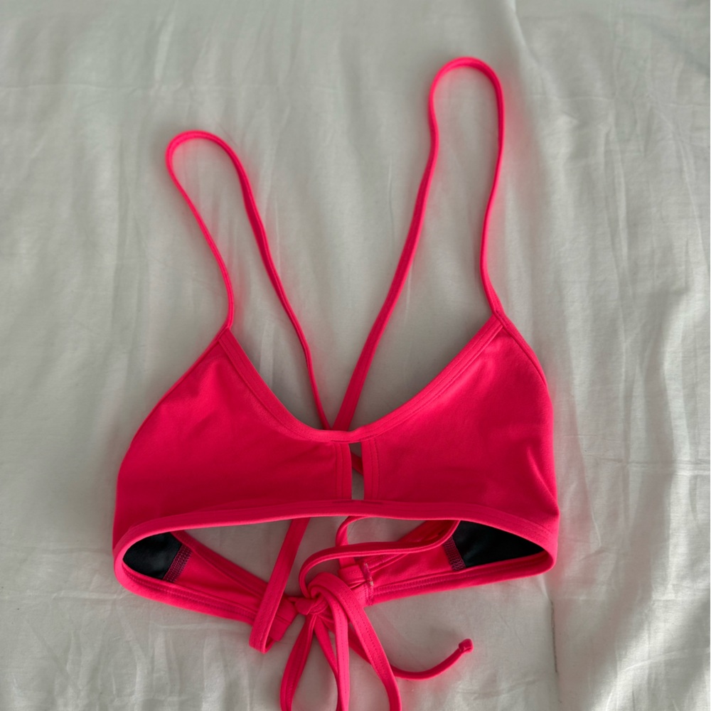 Jolyn hot pink bikini top